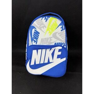 Nike Kids Insulated Lunch Bag Blue White Volt Swoosh Mini Cooler Bag EUC